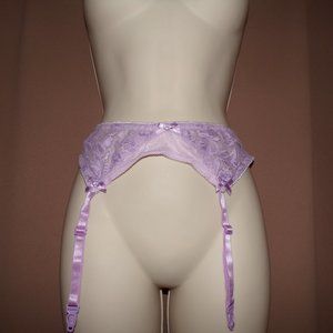 Sexy Purple Lace Garter Belt Size L